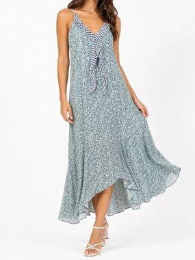 cabi bow halter maxi dress Darling Bow Maxi Dress - White